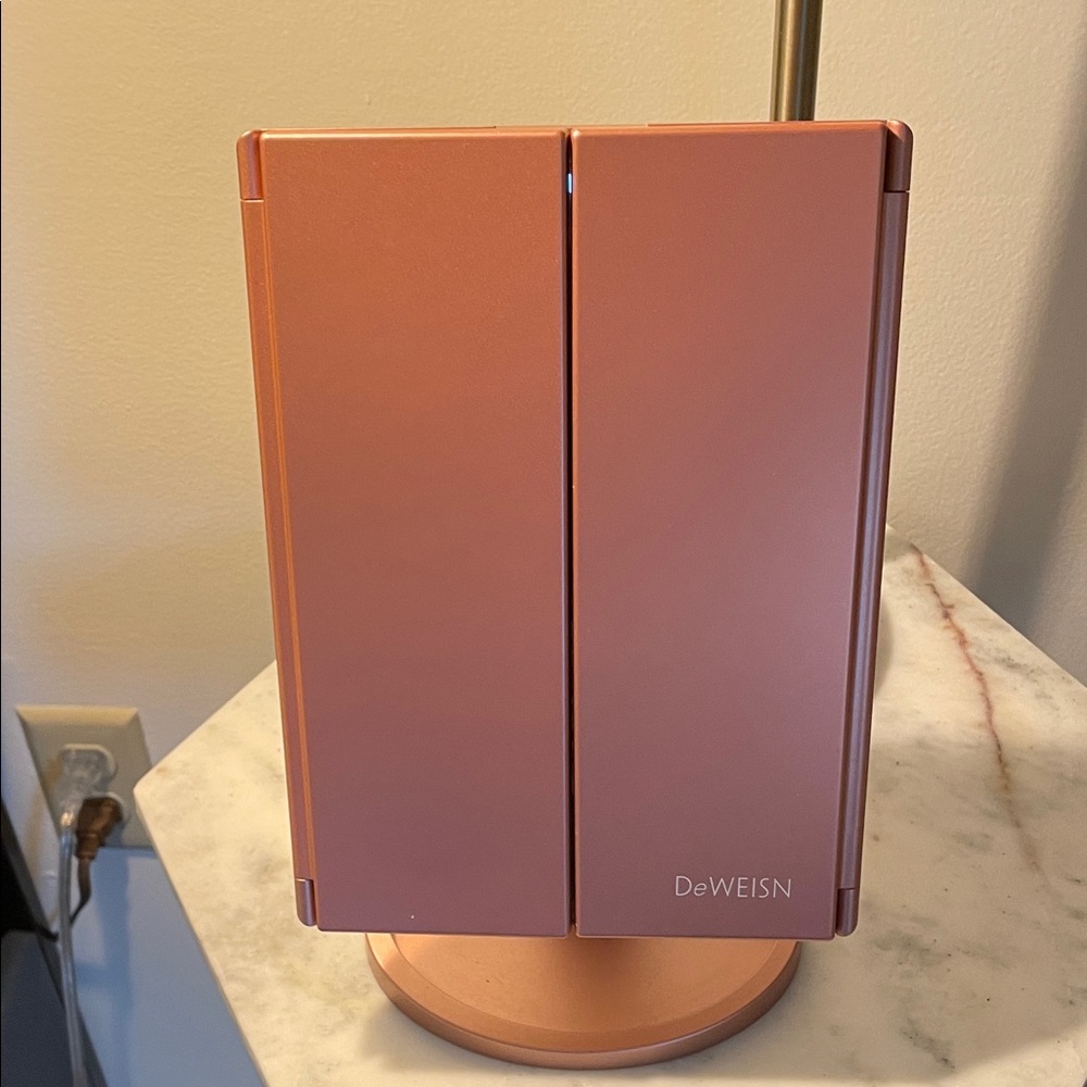 DeWEISN Rose Gold Vanity Mirror